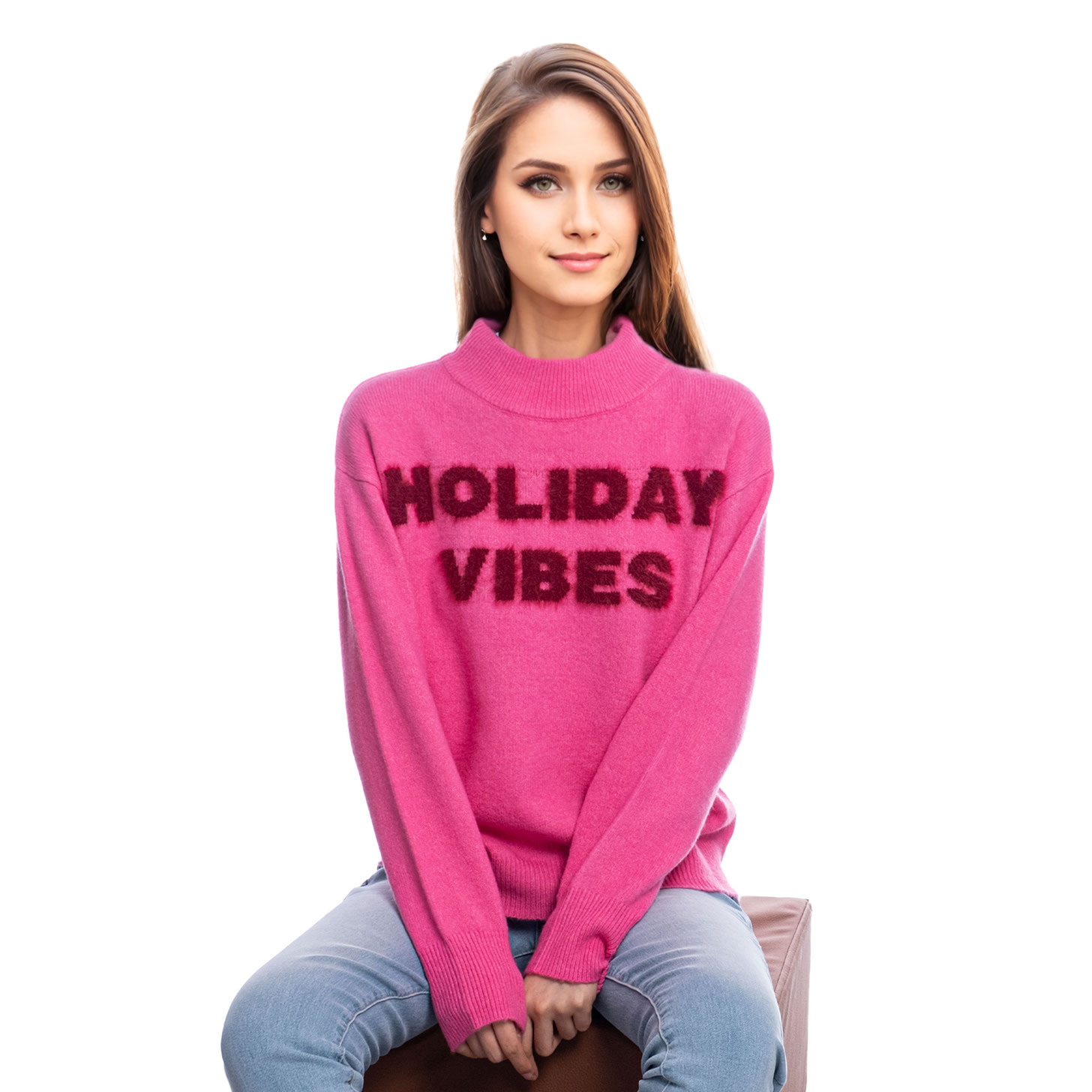 Holiday Vibes Ugly Christmas Sweaters - SWT08HV