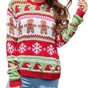 Retro Gingerbread Ugly Christmas Sweaters - SWT04GG