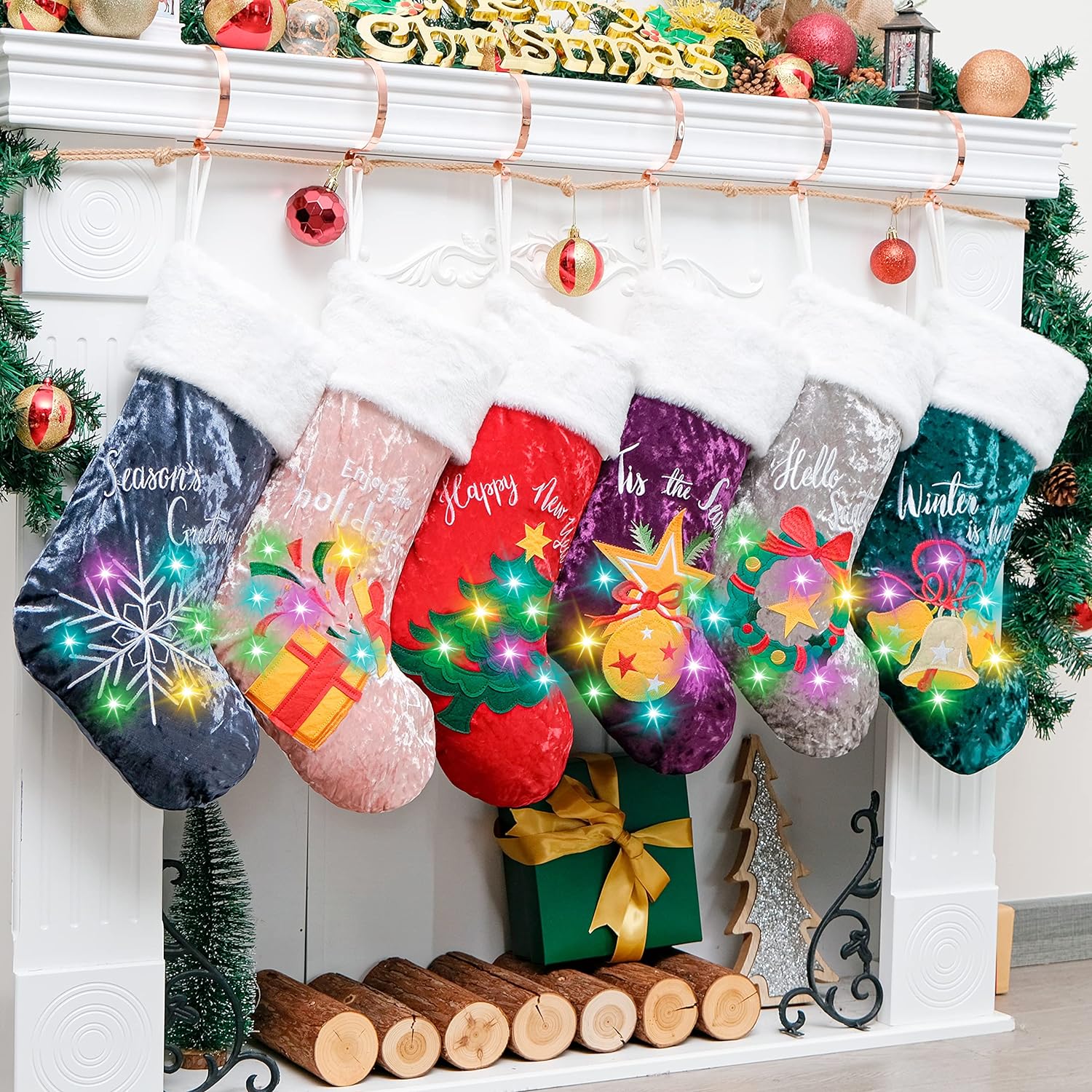 LED Christmas Stocking