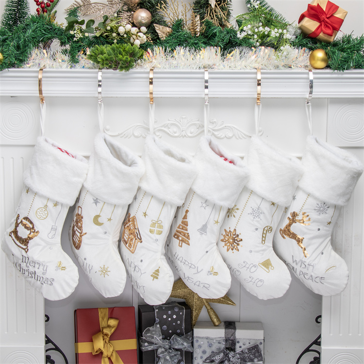 Sequined Christmas Stockings