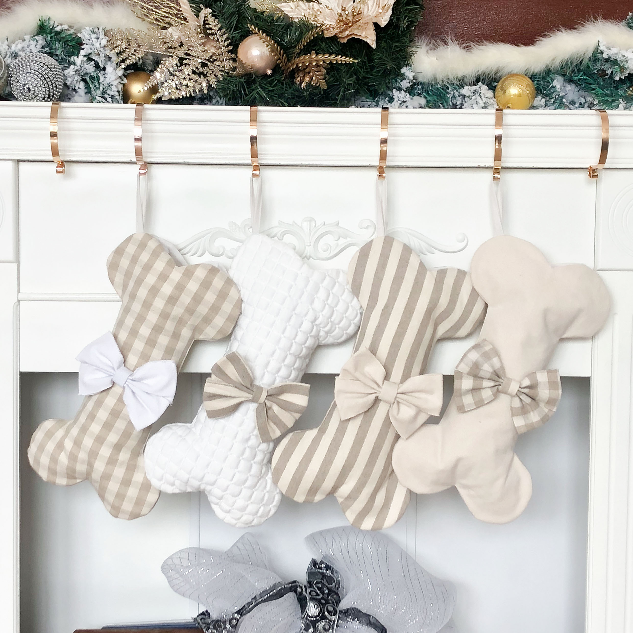 Dog Bones Christmas Stockings