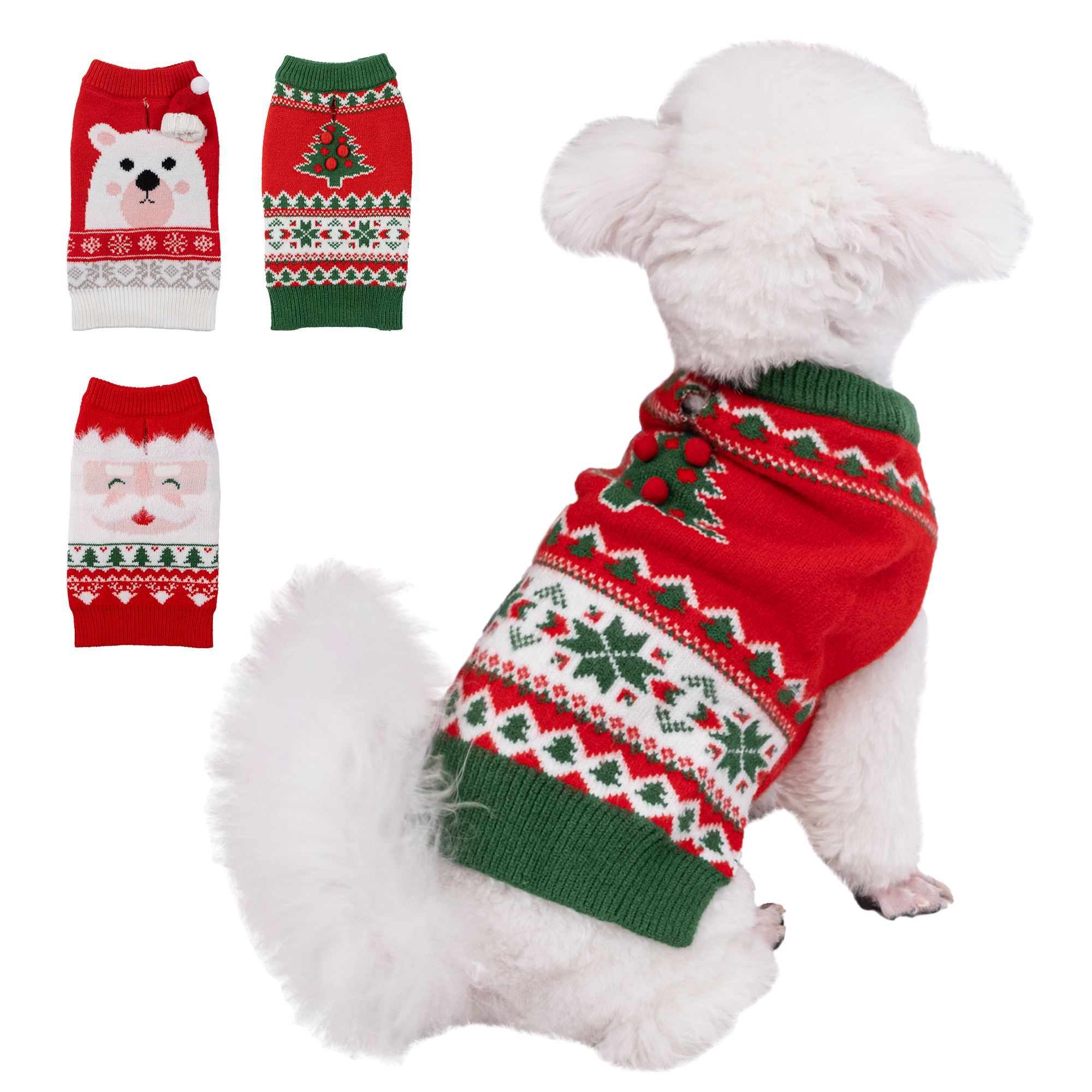 Ugly Christmas Sweaters for Puppy - PSTWTRE