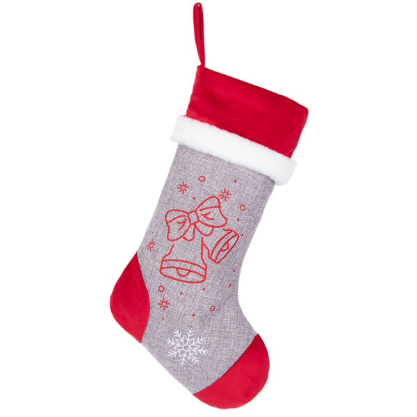 Thick line embroidery Christmas Stockings - Image 6
