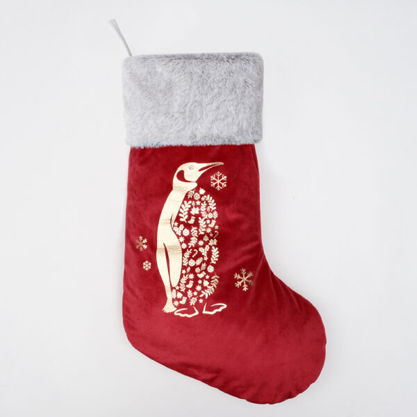 Christmas Gold Stamped Christmas Stockings - Image 4