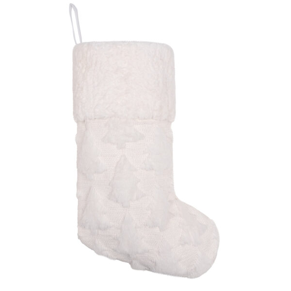 Gold Glitter Wool Christmas Stockings - Image 5