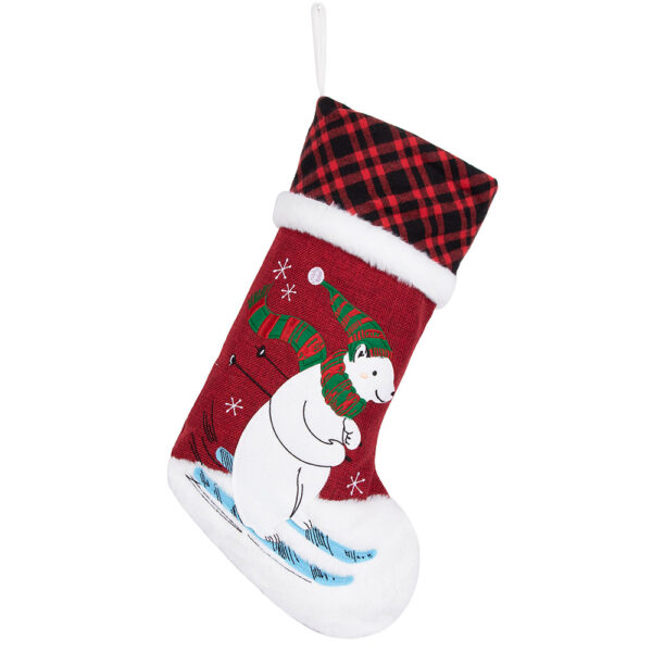 Running Cartoon Christmas Stockings - Image 5