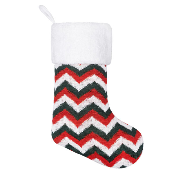 Striped & Polka Dot Christmas Stockings - Image 5