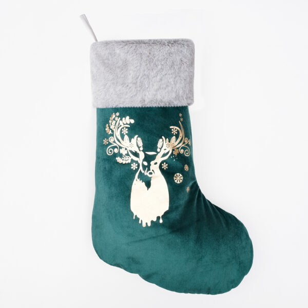 Christmas Gold Stamped Christmas Stockings - Image 5