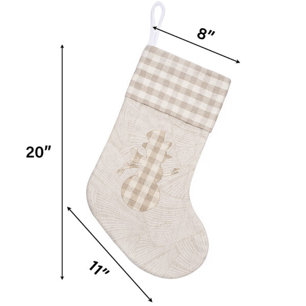 Bohemian Silhouette Christmas Stockings - Image 6