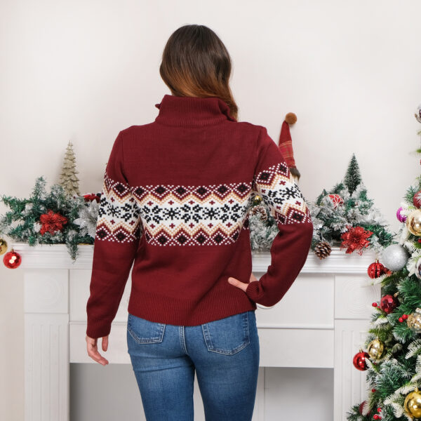 Classic Couple's Ugly Christmas Sweater - SWT07CW & SWT07CM - Image 8