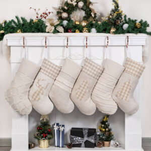 Bohemian Silhouette Christmas Stockings