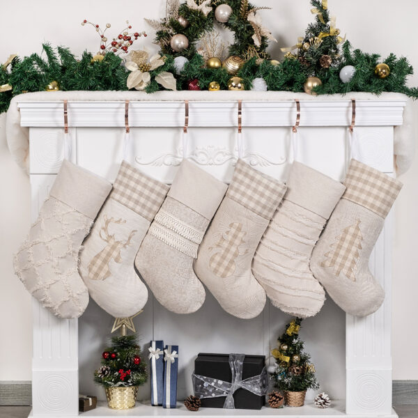 Bohemian Silhouette Christmas Stockings