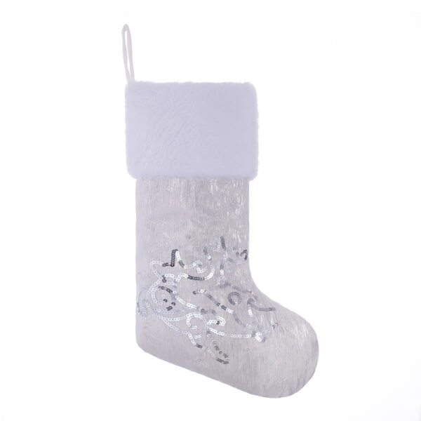 Silver&White Cold Light Christmas Stockings - Image 7