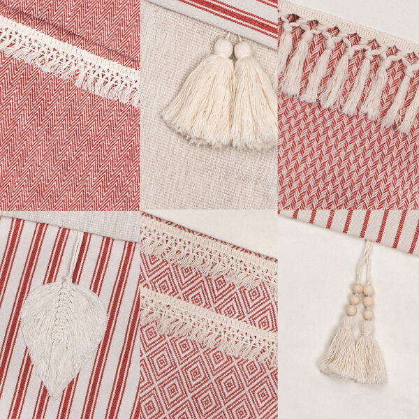 Red Bohemian Christmas Stockings - Image 11