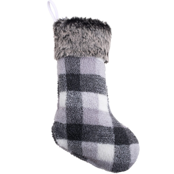Wild Faux Fur Christmas Stockings - Image 5