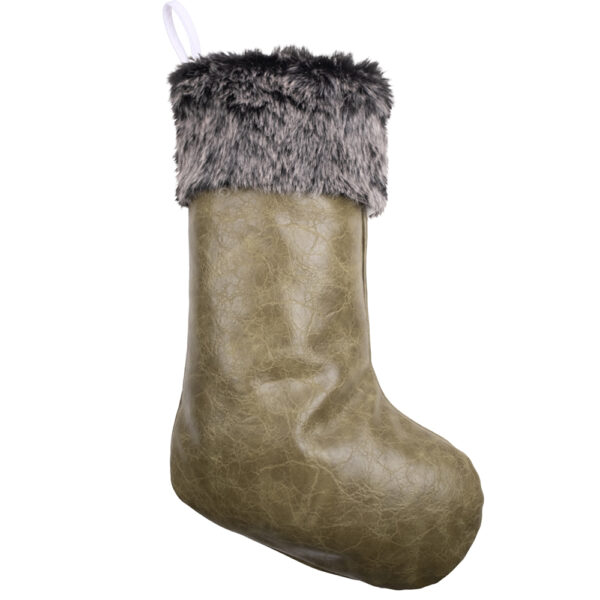 Wild Faux Fur Christmas Stockings - Image 8