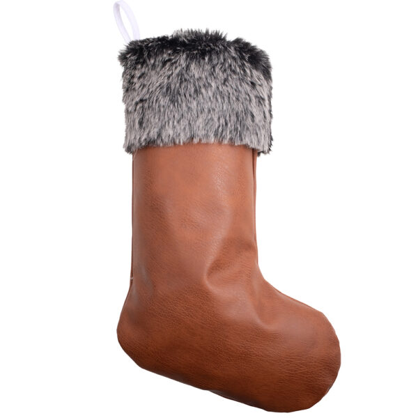 Wild Faux Fur Christmas Stockings - Image 9