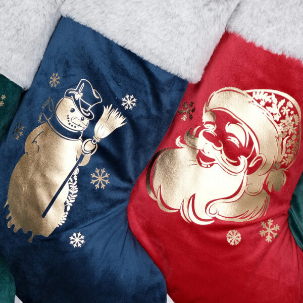 Christmas Gold Stamped Christmas Stockings - Image 10